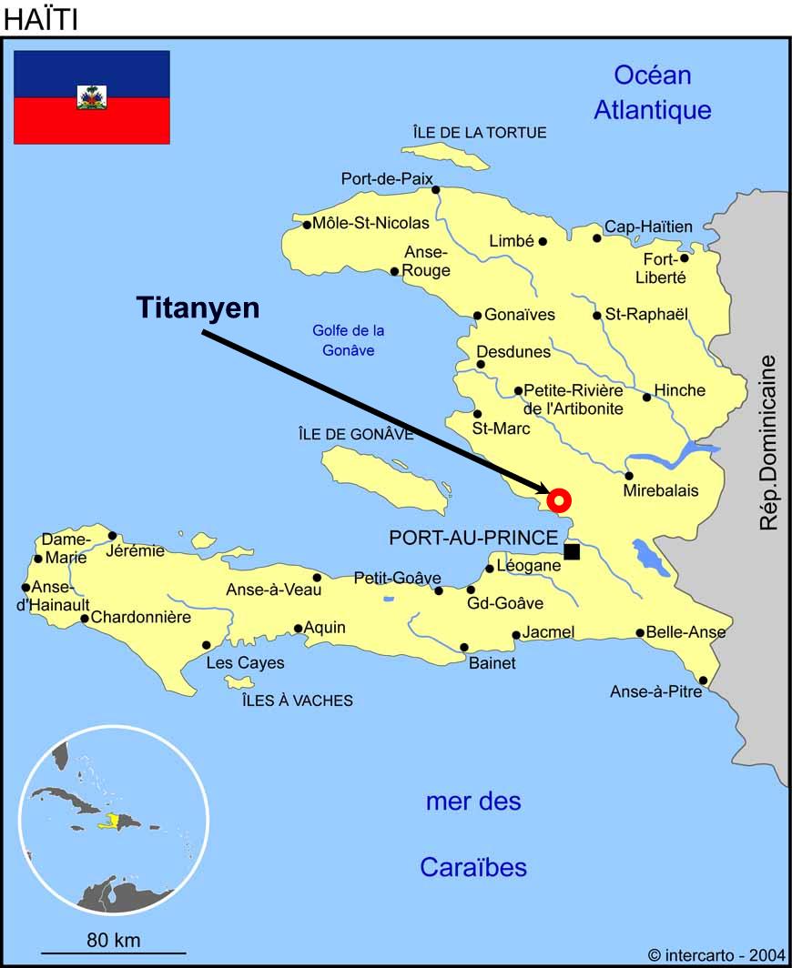 Titanyen Haiti Map Titanyen Haiti Map
